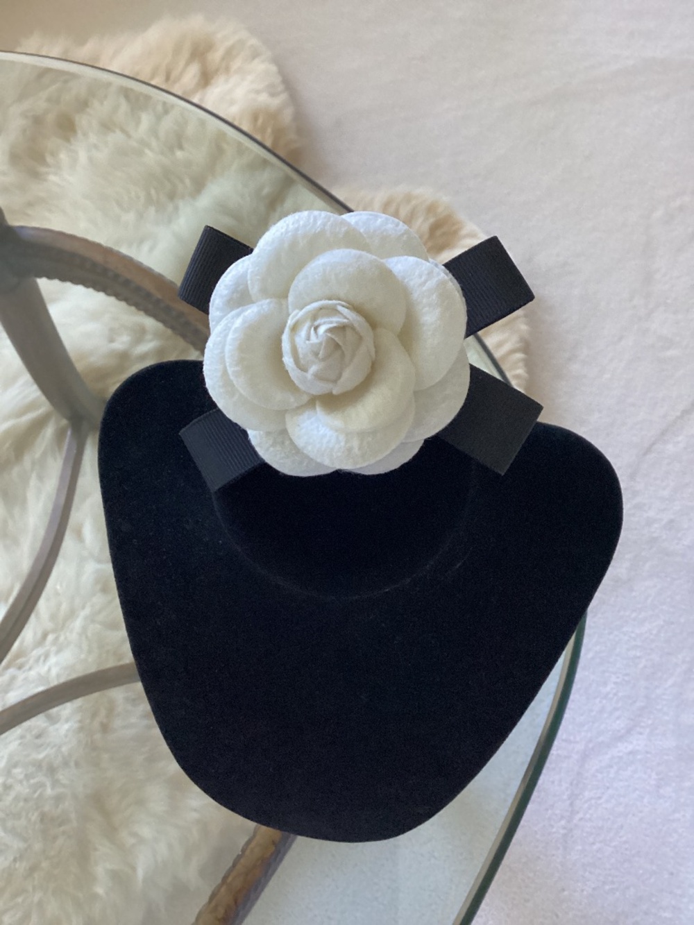 Beautiful Camellia Flower Pin